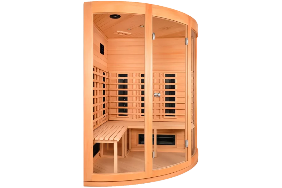 BL-108 Sauna Infrared 4 Seater View lateral left