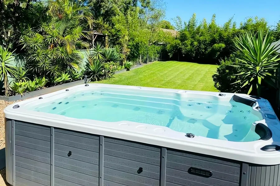 BL-821 Pure White PVC Grey Garden