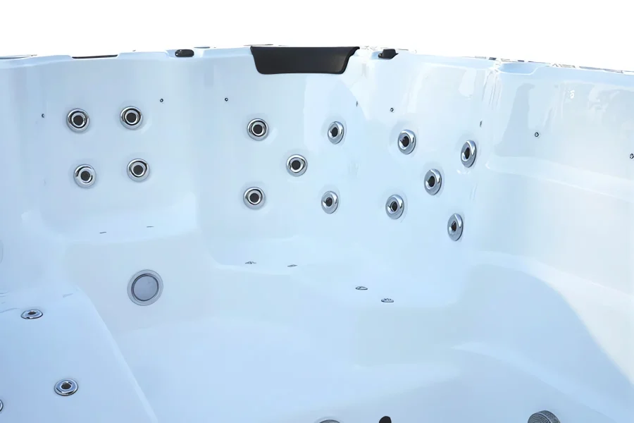 BL-821 Bianco perlato Pvc Grigio Getti