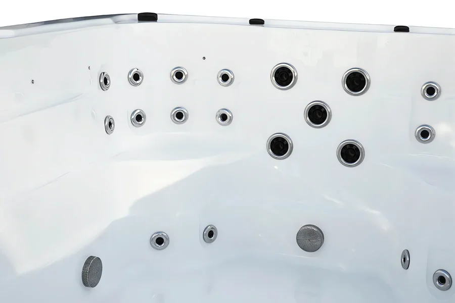 BL-821 Bianco puro Pvc Grigio Getti