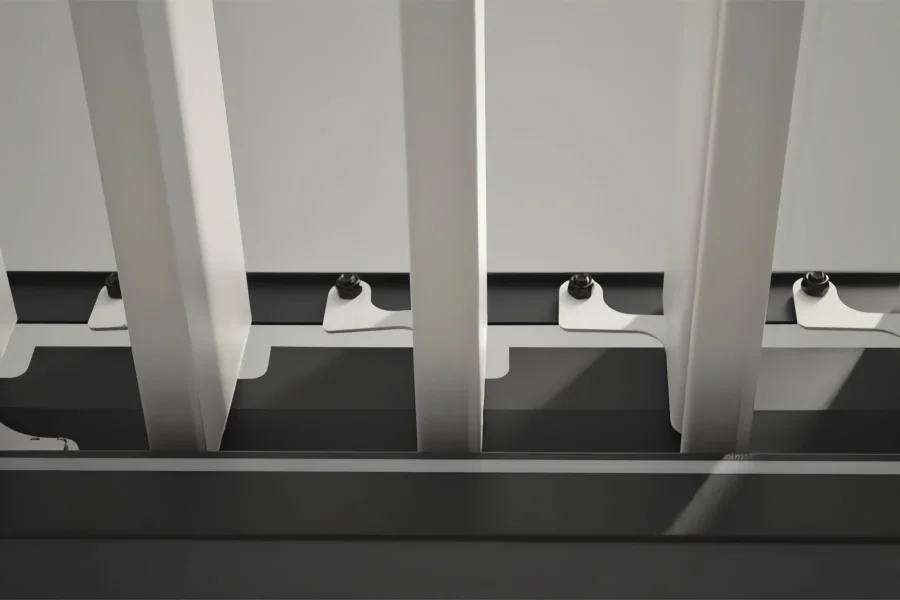 BL-910 Adjustable Louvers Open 90 Degrees