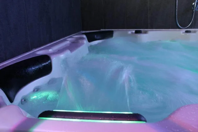 Emotional waterfall with RGB LEDs