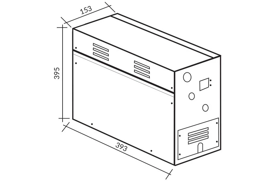 Steam generator 6000 W - Construction Detail