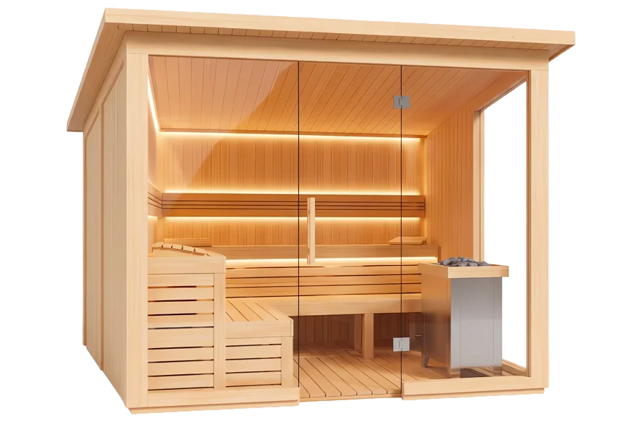 Sauna da esterno su misura BL-TSFE