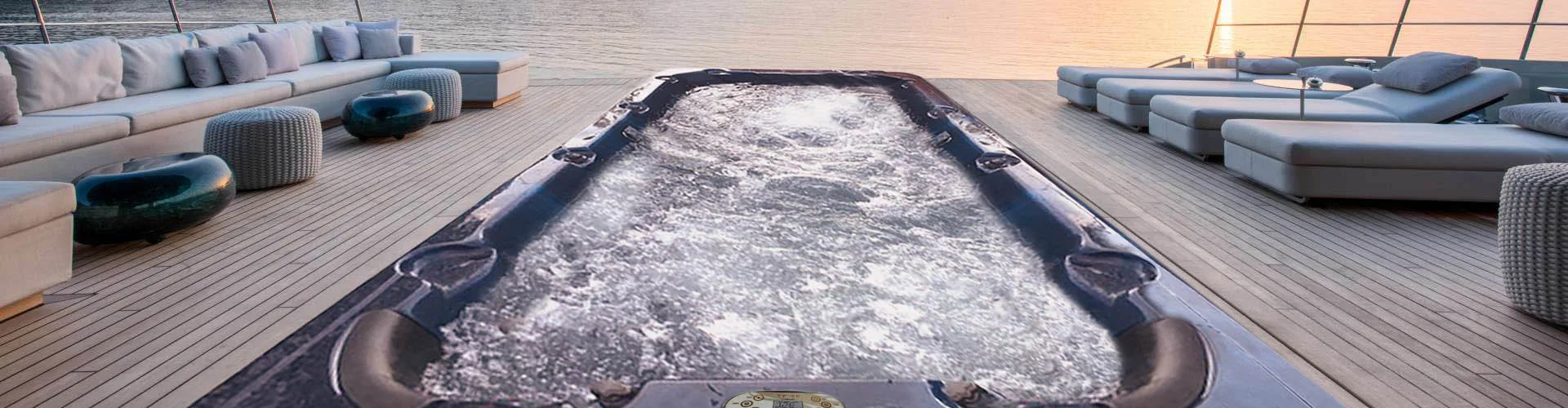 Marina hydromassage mini pool on a yacht — view 3