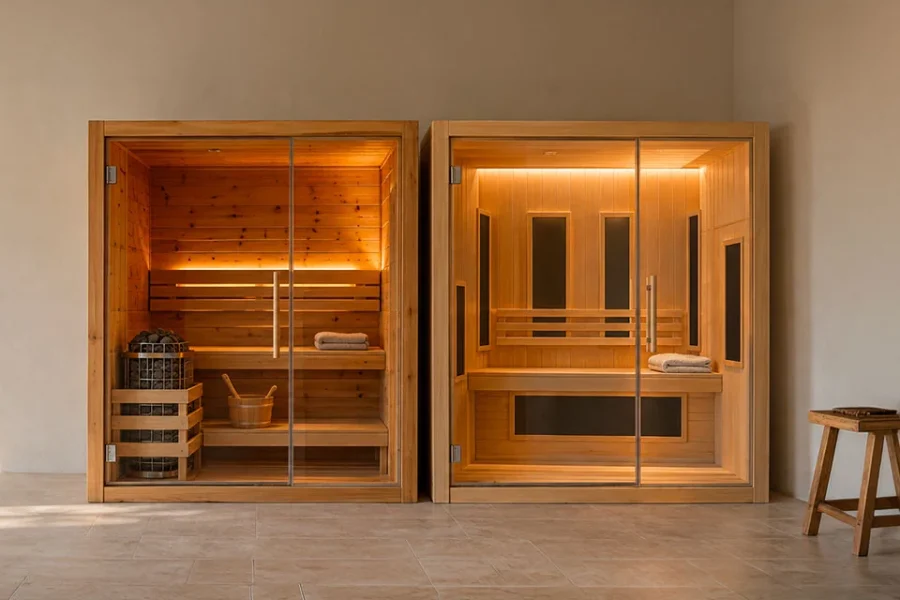 Sauna finlandese o infrarossi: differenze e quale scegliere