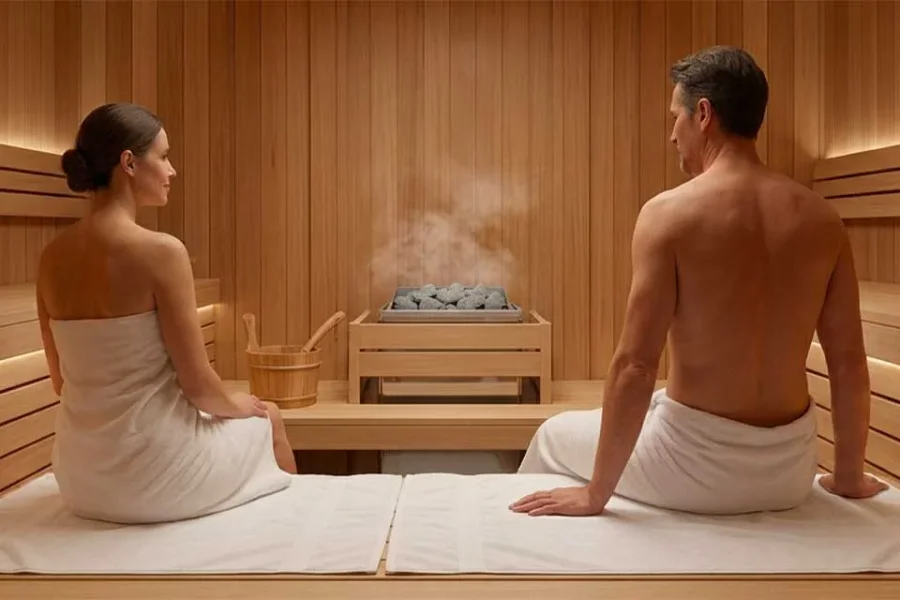 Sauna nudi o in costume? La risposta e il galateo